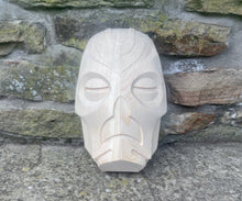 Load image into Gallery viewer, Skyrim Dragon Priest Wooden Mask – 2 Sizes & Finishes Available