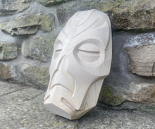 Load image into Gallery viewer, Skyrim Dragon Priest Wooden Mask – 2 Sizes & Finishes Available