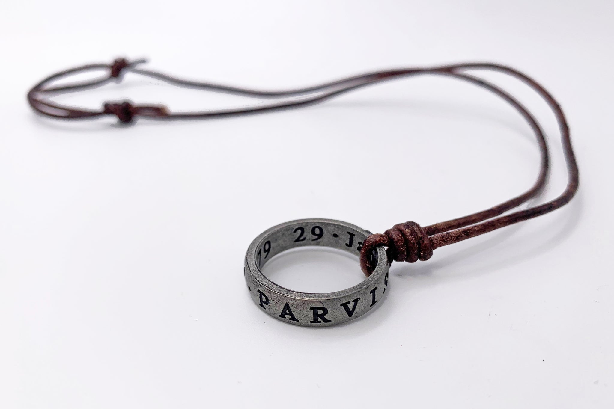 2022 Movie Uncharted Nathan Drake Ring Necklace Prop Cosplay Jewelry Gift